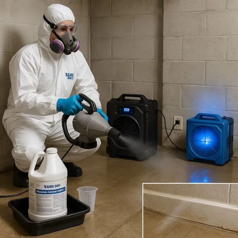 Sanitization and Odor Removal process in West Park, FL